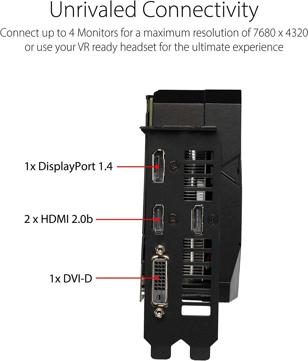 ASUS GeForce RTX 2060 Overclocked 6G GDDR6 Dual-Fan EVO Edition VR Ready HDMI DisplayPort DVI Graphics Card (DUAL-RTX2060-O6G-EVO)