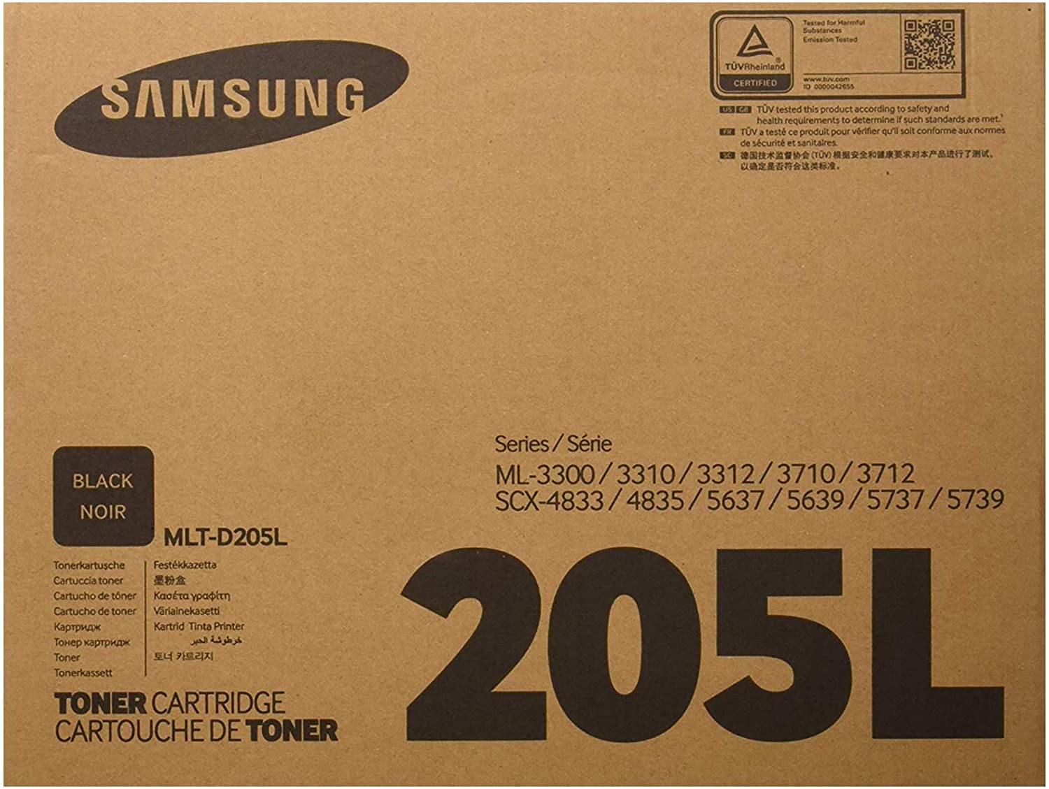 Samsung MLT-D205L (SU967A) Black Toner Cartridge