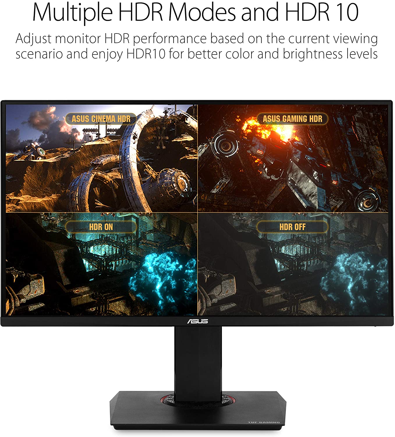 ASUS TUF Gaming VG289Q 28"HDR Gaming Monitor 4K (3840 x 2160) IPS FreeSync Eye Care DisplayPort Dual HDMI HDR 10, NOIR