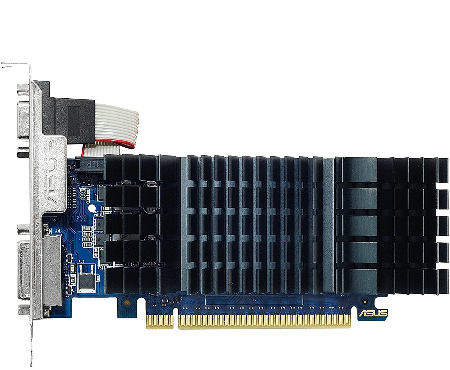 ASUS GeForce GT 730 2 Go GDDR5 PCI Express 2.0 Carte vidéo à profil bas pour les constructions HTPC silencieuses (avec supports de port d'E/S) GT730-SL-2GD5-BRK