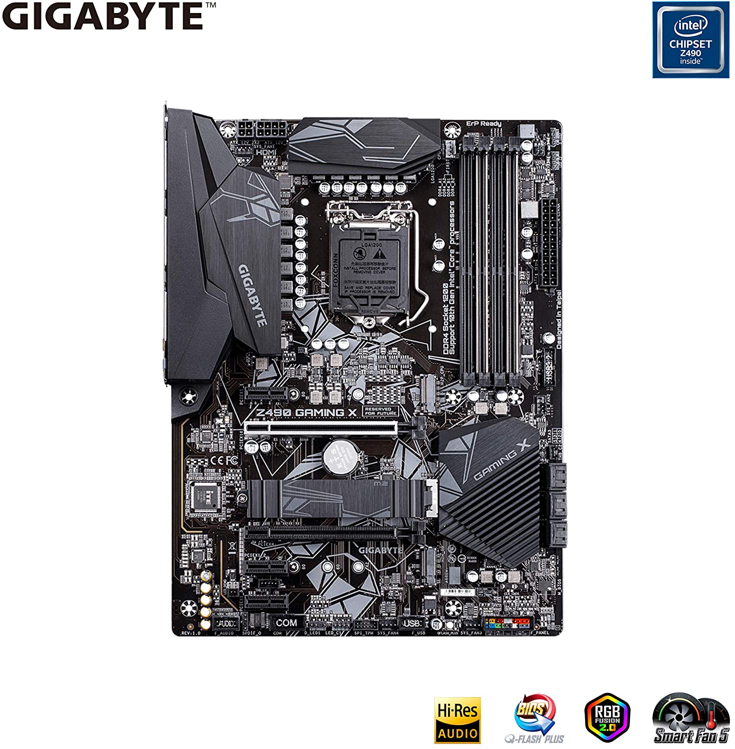 GIGABYTE Z490 Gaming X LGA1200 ATX DDR4