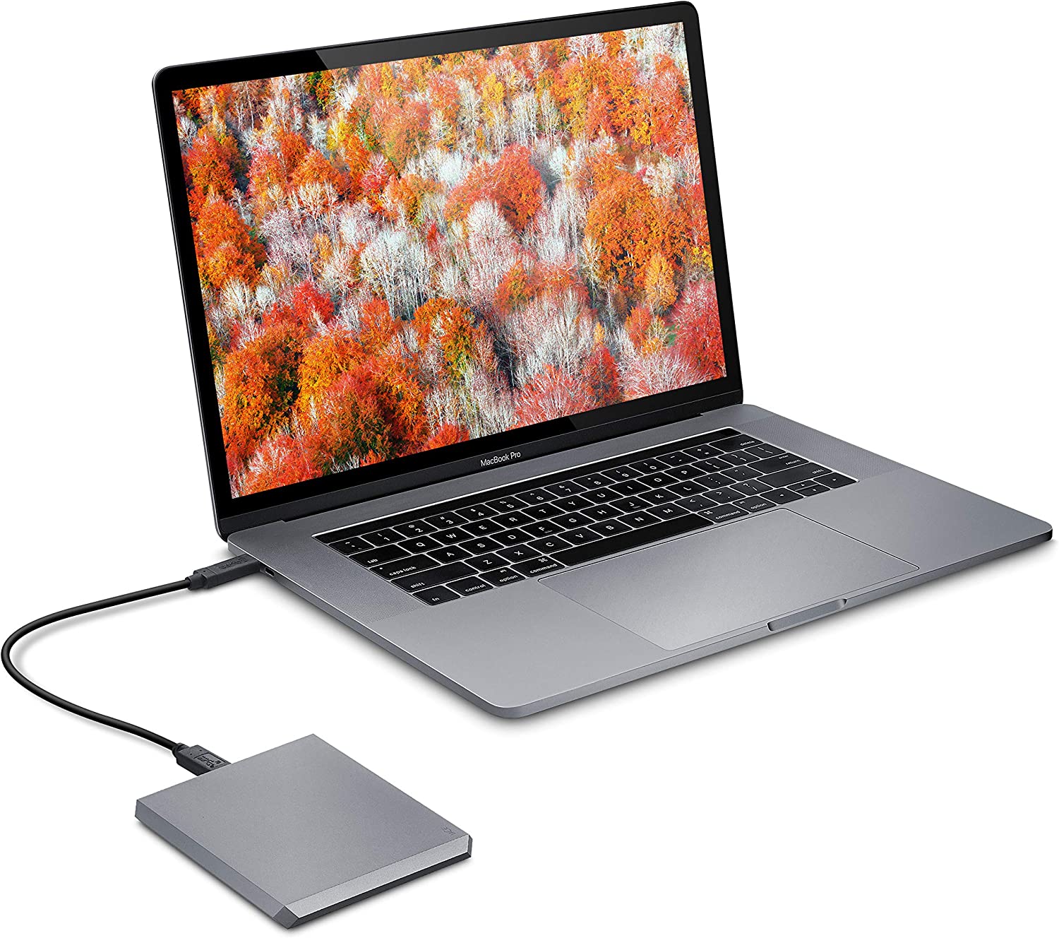 LaCie Mobile Drive 2 To Disque dur externe HDD – Gris sidéral USB-C USB 3.0, pour Mac et PC Ordinateur de bureau Station de travail Ordinateur portable (STHG2000402)