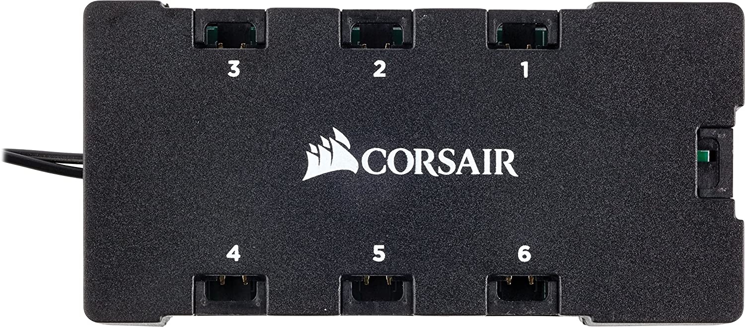 Corsair CO-9050074-WW LL Series LL140 RGB 140mm Dual Light Loop RGB LED PWM Fan 2 Fan Pack with Lighting Node Pro