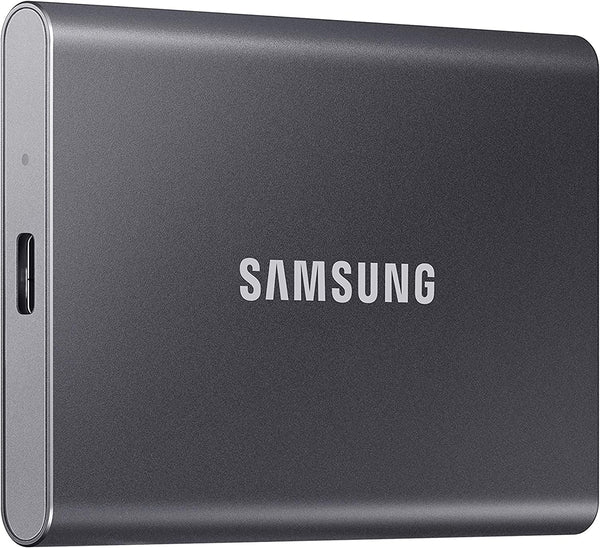 Samsung T7 Portable SSD - MU-PC1T0T/AM - USB 3.2 (Gen2, 10Gbps) External SSD - 1TB - Grey
