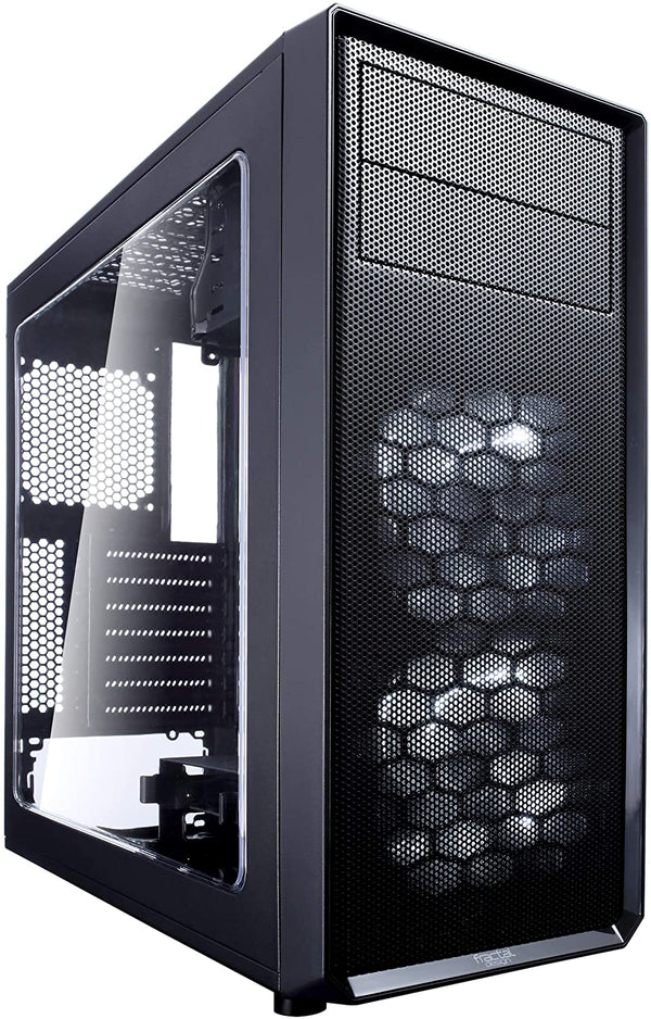Fractal Design Focus G - Mid Tower Computer Case - ATX - High Airflow - 2X Silent ll Series 120mm White LED Fans