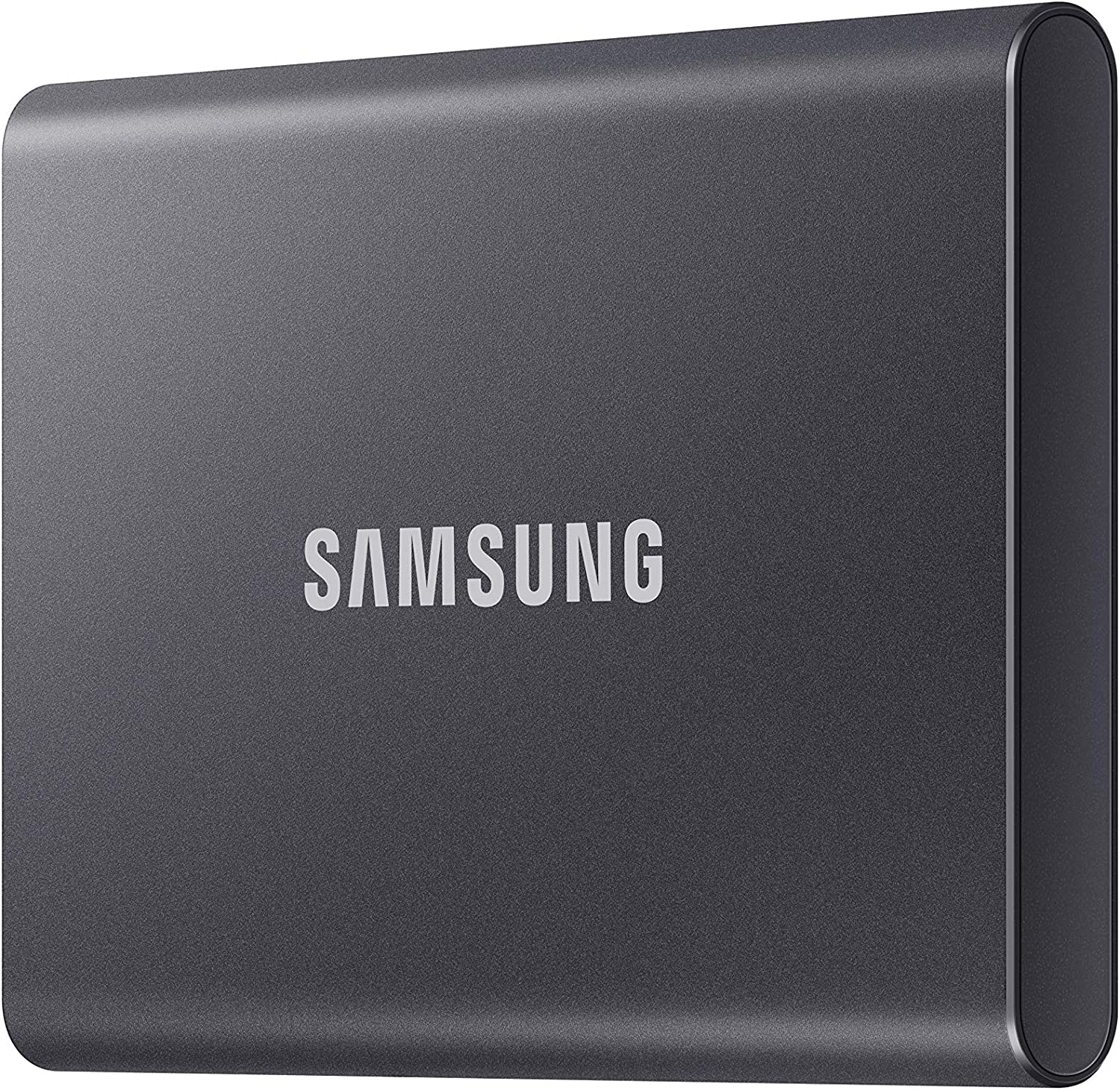 Samsung T7 Portable SSD - MU-PC1T0T/AM - USB 3.2 (Gen2, 10Gbps) External SSD - 1TB - Grey