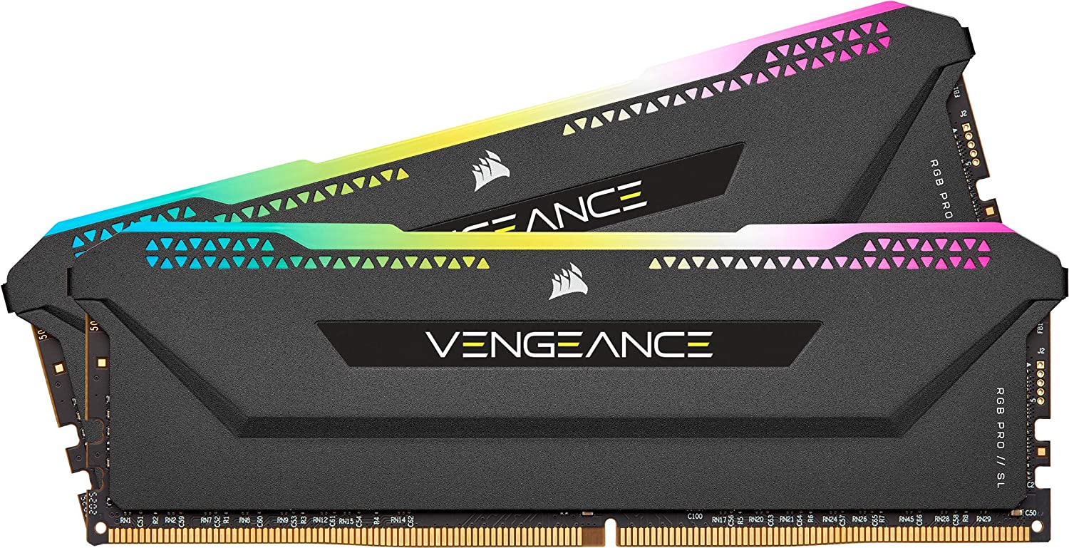 Mémoire de bureau Corsair Vengeance RGB Pro 16 Go (2x8 Go) DDR4 3600 (PC4-28800) C18 1,35 V - Noir