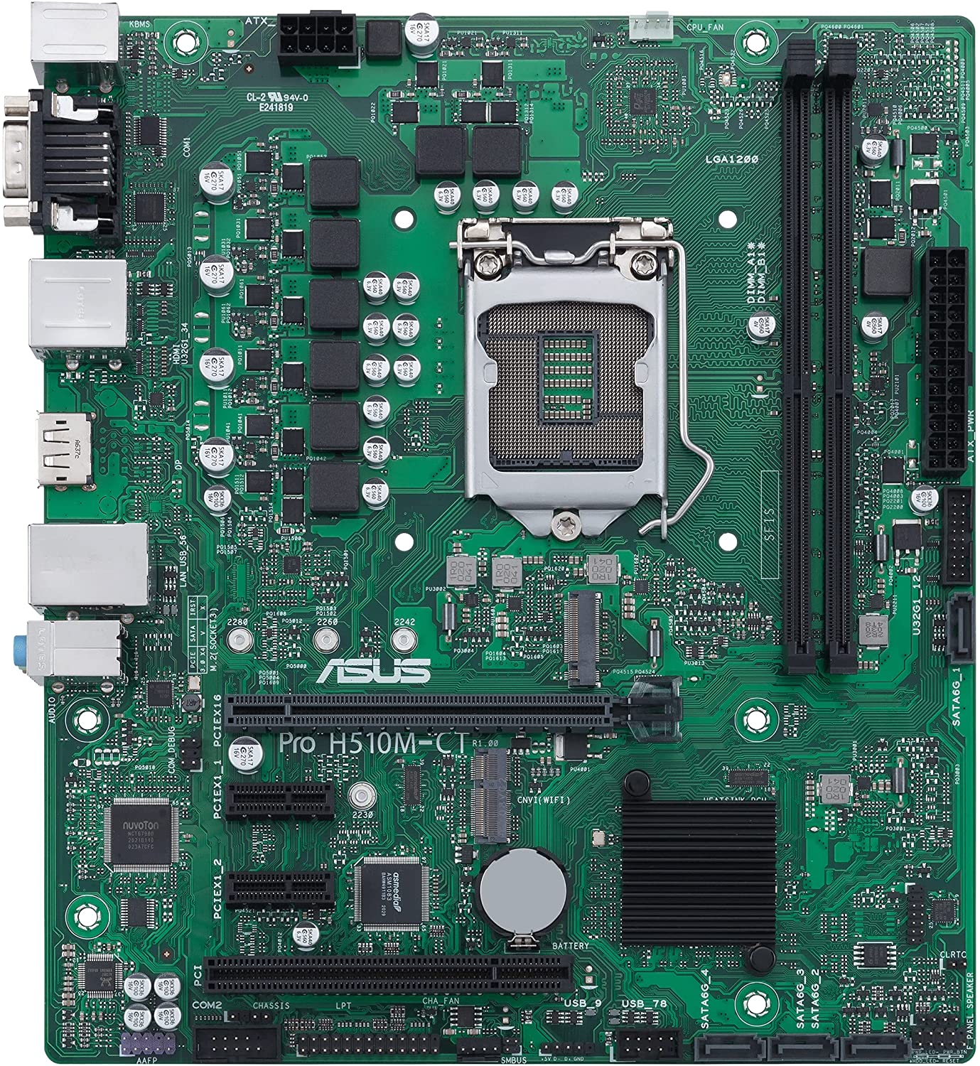 ASUS Pro-H510M-CT/CSM LGA1200 mATX DDR4
