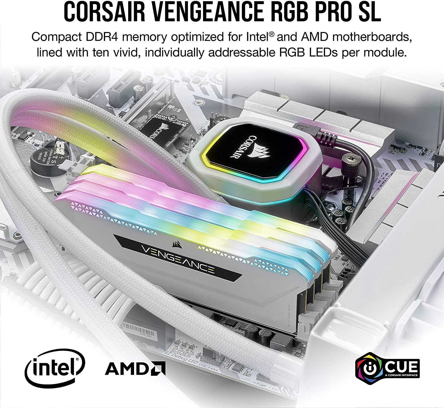 Corsair Vengeance RGB Pro SL 16GB (2x8GB) DDR4 3200MHz